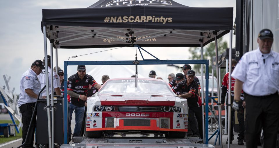 SAINT-EUSTACHE, QC - SEPTEMBER 8: The Lucas Oil 250 of the NASCAR Pinty's Series at Autodrome St-Eustache is Saint-Eustache, QC. (Photo by Matthew Manor for NASCAR)