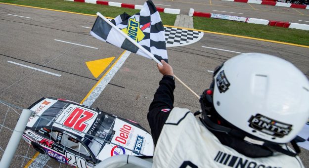 Visit Treyten Lapcevich Sweeps Leland Industries Twin 125s at Sutherland page