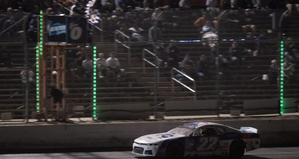 Trois Rivieres, QC - Aug 6 2023 - During the NASCAR Pinty’s Series Les 60 Tours Rousseau Metal at the Grand Prix de Trois-Rivières in Trois Rivieres, QC, Canada (Photo: Matthew Murnaghan/Murnaghan Photo)