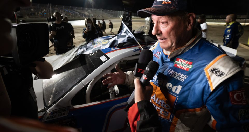 Trois Rivieres, QC - Aug 6 2023 - During the NASCAR Pinty’s Series Les 60 Tours Rousseau Metal at the Grand Prix de Trois-Rivières in Trois Rivieres, QC, Canada (Photo: Matthew Murnaghan/Murnaghan Photo)