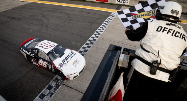 Visit Marc-Antoine Camirand Wins Evirum 125 with Late Race Pass on Alex Tagliani page
