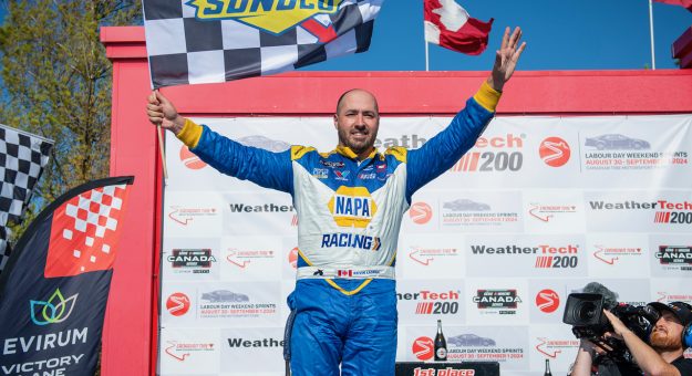 Visit Kevin Lacroix Wins the WeatherTech 200, Camirand and Steckly Complete the Podium page