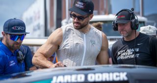 TROIS-RIVIÈRES, QC - AUGUST 9 2026: The NASCAR Canada Series CarGurus 45 at GP3R in Trois-Rivières, Quebec, Canada on Sunday August 9, 2026. (Photo by Matthew Manor/NASCAR)