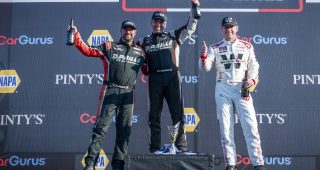 MARKHAM, ON - AUGUST 15 2026: The NASCAR Canada Series Markham 125 on the streets of Markham in Markham, Ontario, Canada on Saturday August 15, 2026. (Photo by Matthew Manor/NASCAR)