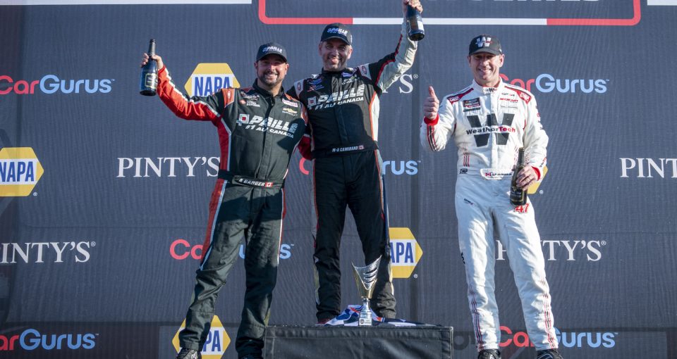 MARKHAM, ON - AUGUST 15 2026: The NASCAR Canada Series Markham 125 on the streets of Markham in Markham, Ontario, Canada on Saturday August 15, 2026. (Photo by Matthew Manor/NASCAR)