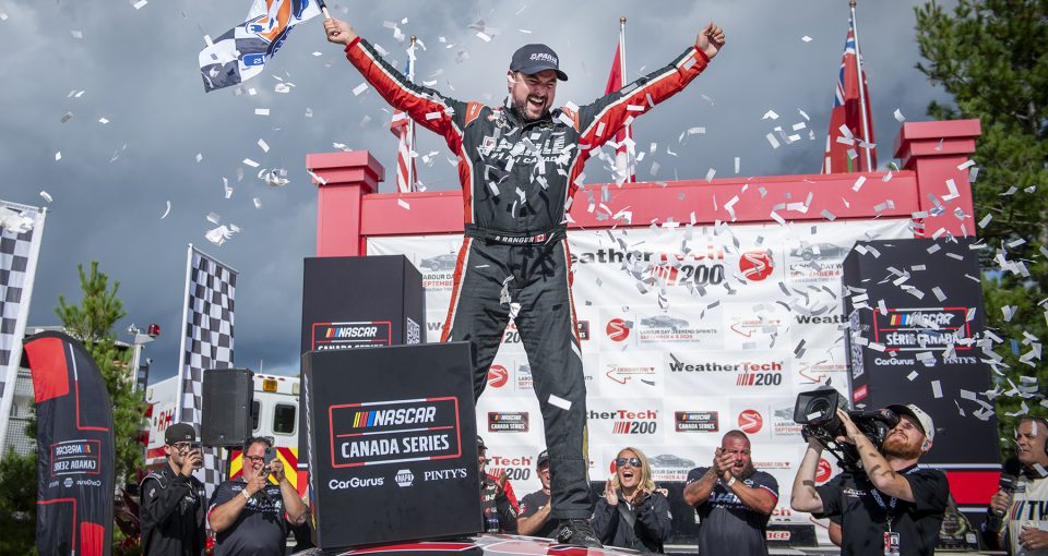 CLARINGTON, ON - SEPTEMBER 6 2026: The NASCAR Canada Series at Canadian Tire Motorsport Park for the WeatherTech 200 in Clarington, Ontario, Canada on Saturday September 6, 2026. (Photo by Matthew Manor/NASCAR)