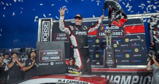 DELAWARE, ON - SEPTEMBER 12 2026: The NASCAR Canada Series at Delaware Speedway in Delaware, Ontario, Canada on Saturday September 12, 2026. (Photo by Matthew Manor/NASCAR)